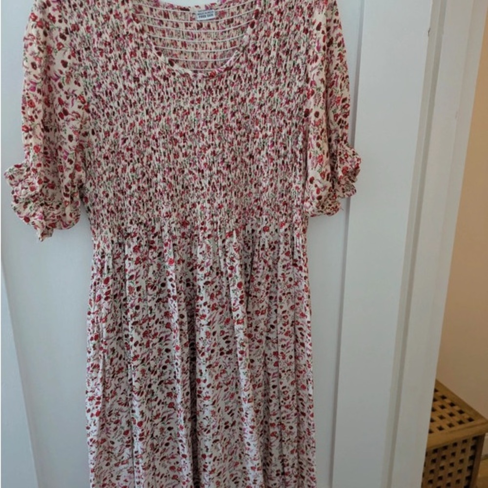 Women red dress